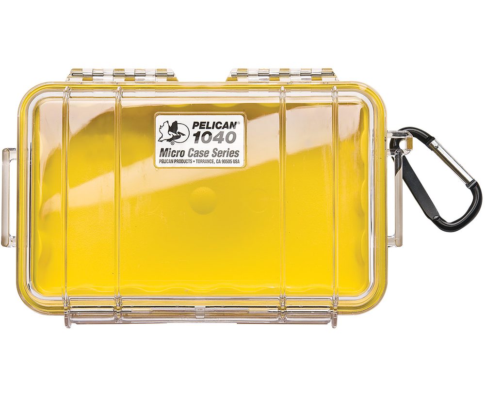 Pelican Micro Case Series™, Yellow – Clear