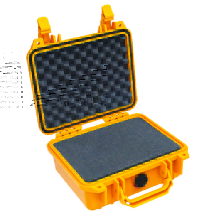 Pelican Small Case With Foam, Yellow