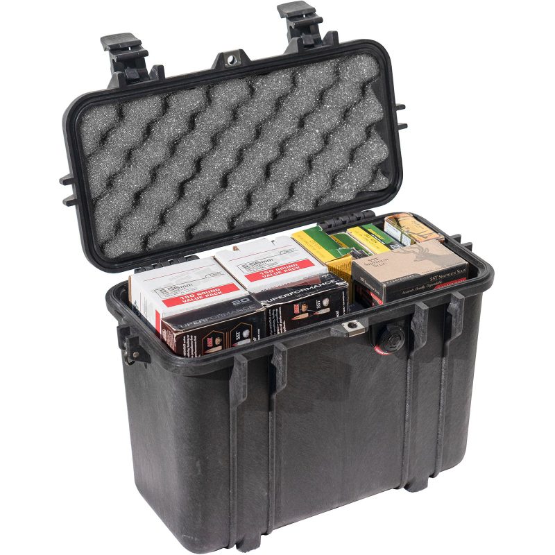 Pelican Top Loader Case With Foam, Black