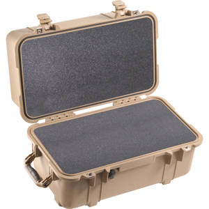 Pelican Medium Case With Foam, Desert Tan