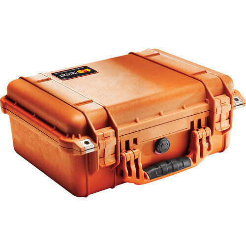 Pelican Medium Case With Foam, Orange