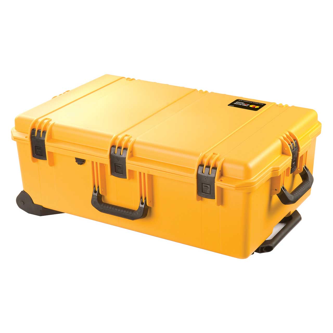 Pelican Travel Case With Foam, Yellow