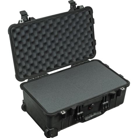 Pelican Carry-On Case With Foam, Black