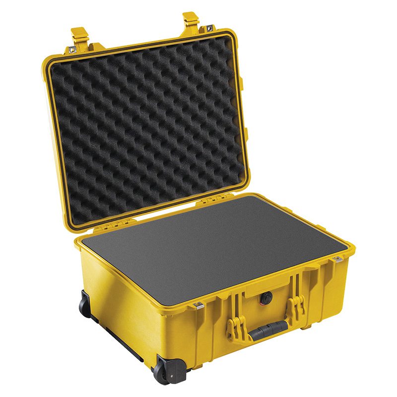 Pelican Large Case With Foam, Yellow