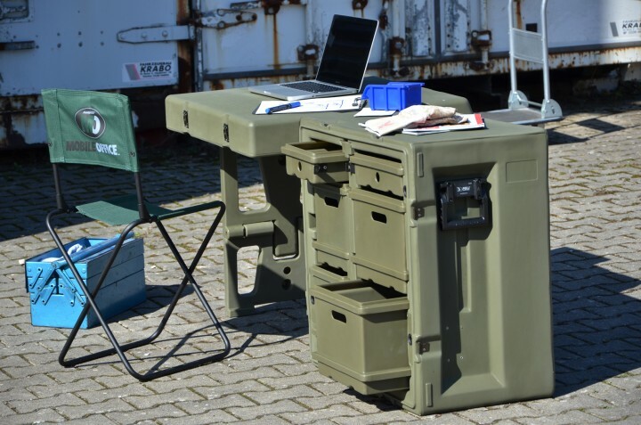 Pelican Field Desk, OD Green