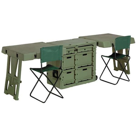 Pelican Field Desk, OD Green