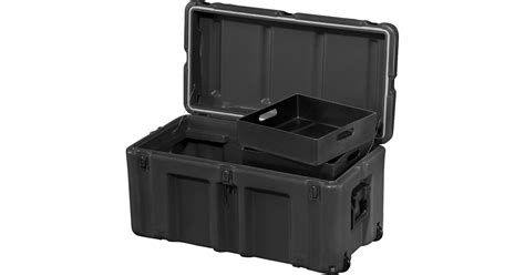 Pelican Footlocker With Trays, Black
