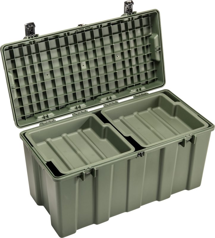 Pelican Footlocker With Trays, OD Green