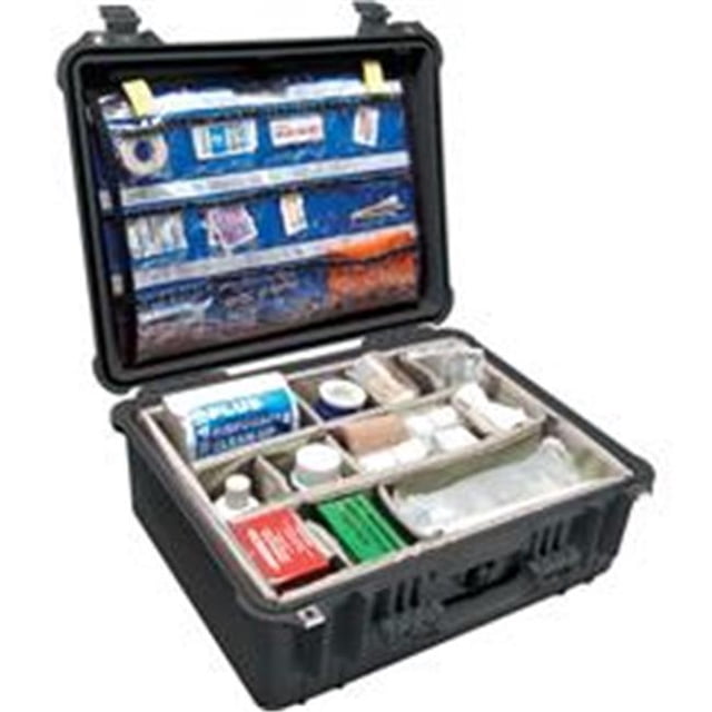 Pelican Medical Supply Case With 3 Drawers, Black