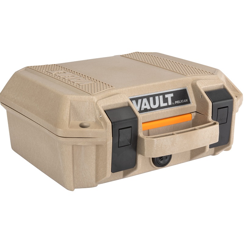 Pelican Vault Small Case with foam, Tan