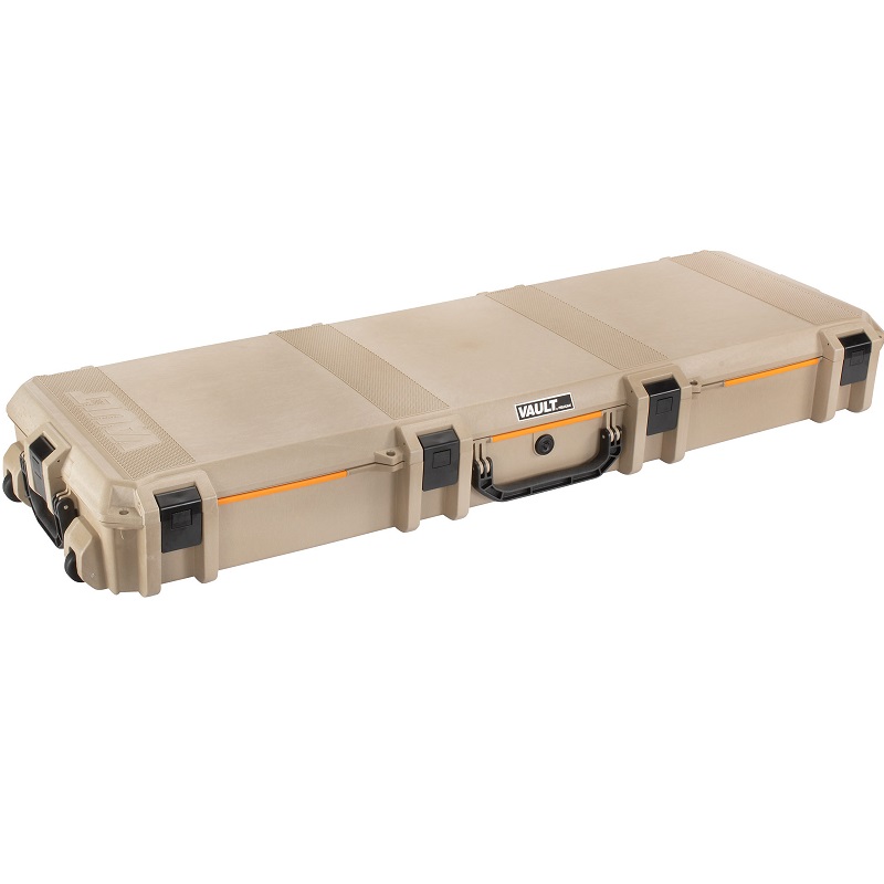 Pelican Vault Large Long Case with foam, Tan