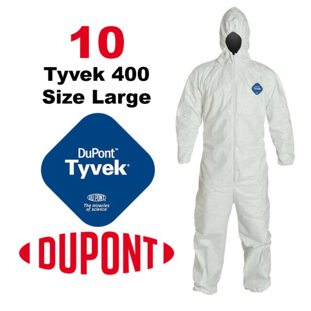 Dupont Tyvek® 400 White Coverall (XL)