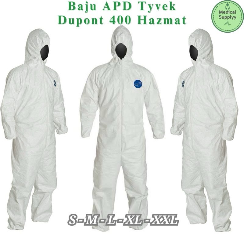 Dupont Tyvek® 400 White Coverall (4X)