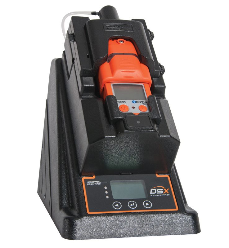 Industrial Scientific DSX-L Local Server Docking Station for GasBadge Pro, 6 Inlet Ports, North American Power Cord