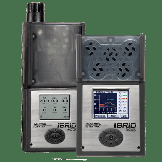 Industrial Scientific MX6,CO,O2,CH4IR,LE,P,E