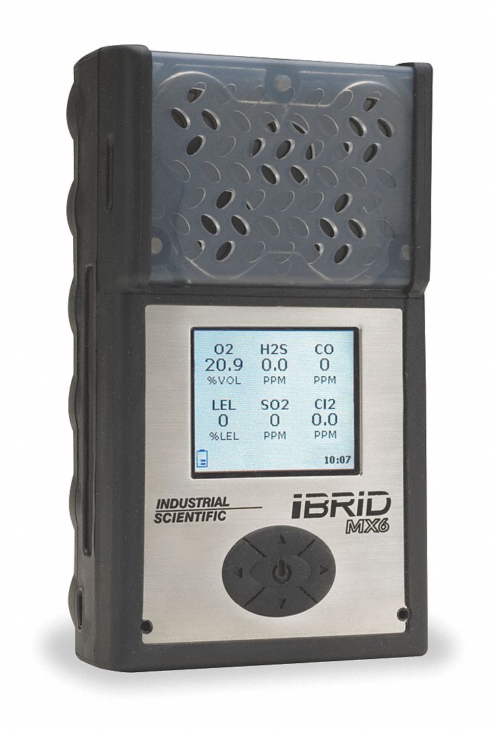 Industrial Scientific MX6,CH4,CO,O2,LE,P,E