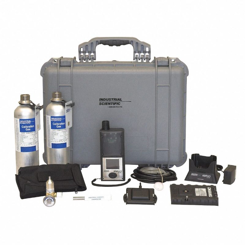 Industrial Scientific MX6 Multi-Gas Detector, CH4, CO, NO2, O2, CO2 IR, Lithium-ion Extended Range Battery, Diffusion, English