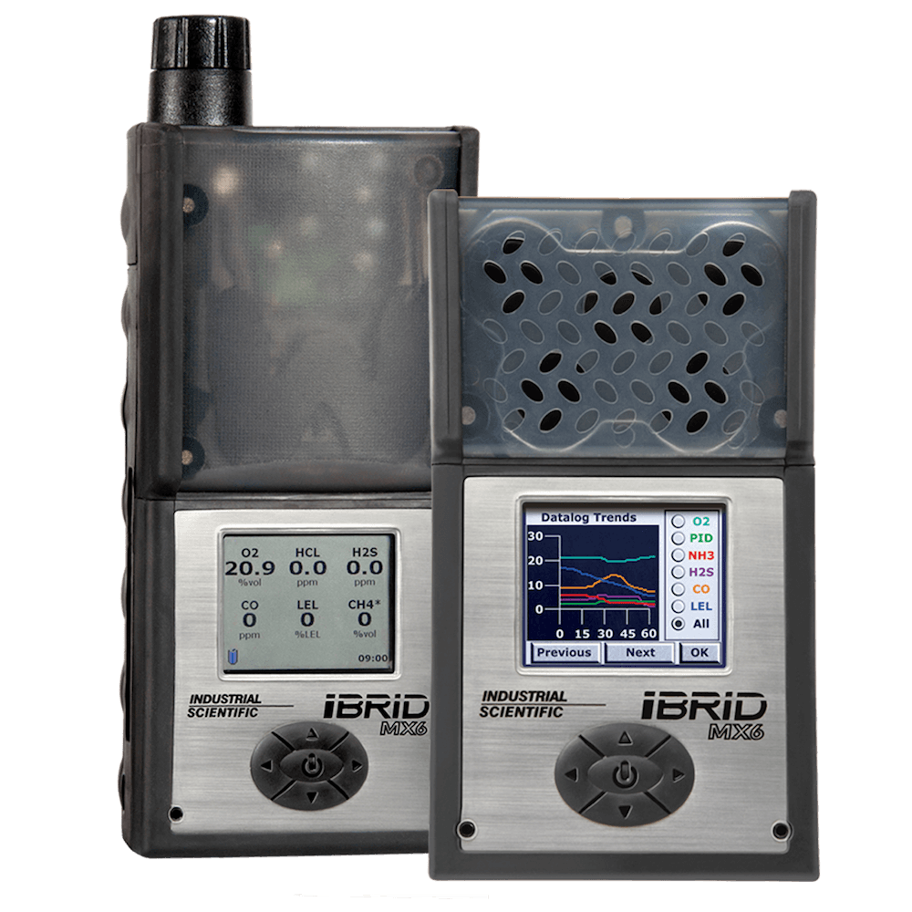 Industrial Scientific MX6,CH4,CO,O2,IR(CH4),LE,MSHA,D,E