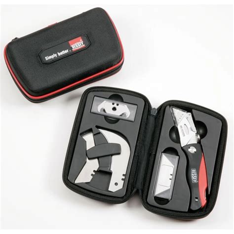 Utility Knife Kit, Zippered Case Contains D-BKPH Plus an Assortment of Blades