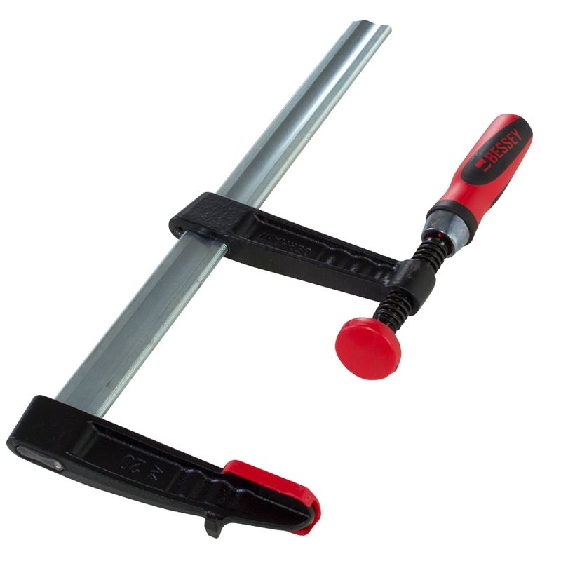 Clutch Style Bar Clamp, 18 Inch Capacity 5 Inch Throat