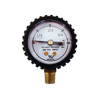 Goss GAUGE, 1-1/2", 0-FULL w/COVER