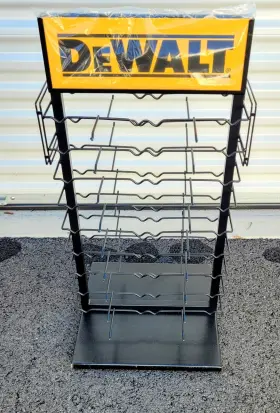 Radians Countertop display • 36 pair capacity • Includes mirrors • Signage included for DEWALT, Crossfire and Radians (Eyewear S