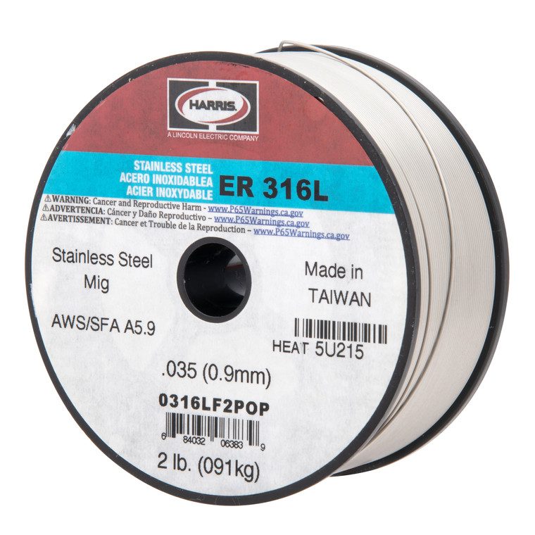 Harris 316L .035 X 2# SPOOL POP