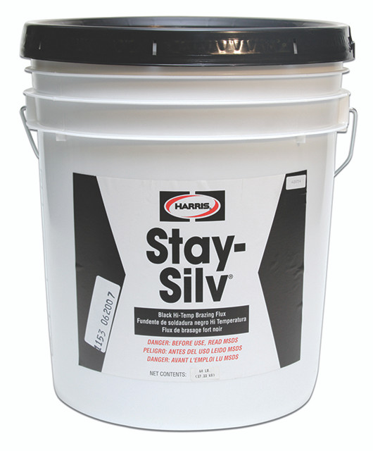 Harris STAY SILV BLACK FLUX 60# PAIL