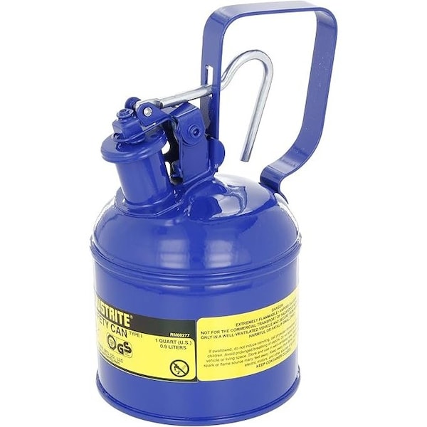 Justrite 1 QT SAFETY CAN BLUE