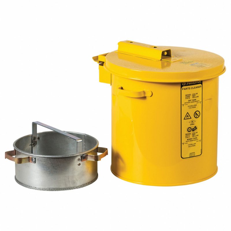 Justrite 1 GAL ROUND WASH TANK YEL