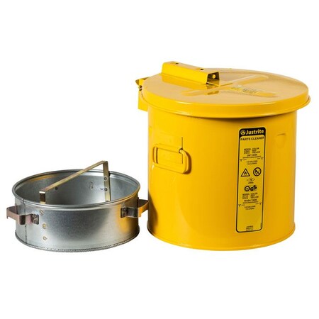 Justrite 2 GAL ROUND WASH TANK YEL