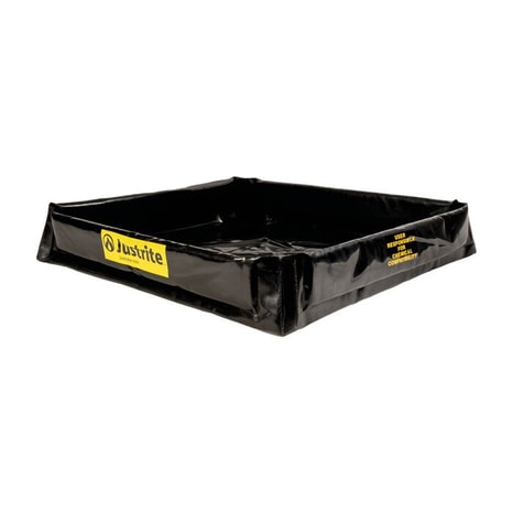 Justrite BERM, MINI FLEX TRAY 3'X3'X6"