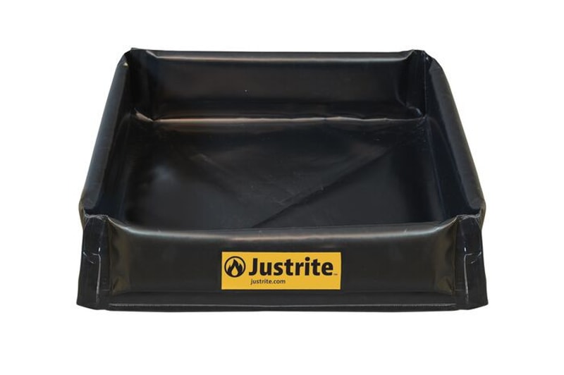 Justrite BERM, MINI FLEX TRAY 4'X4'X6"