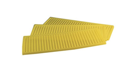 Justrite E,POLYTRAYS,SET/3,40"X16",YEL