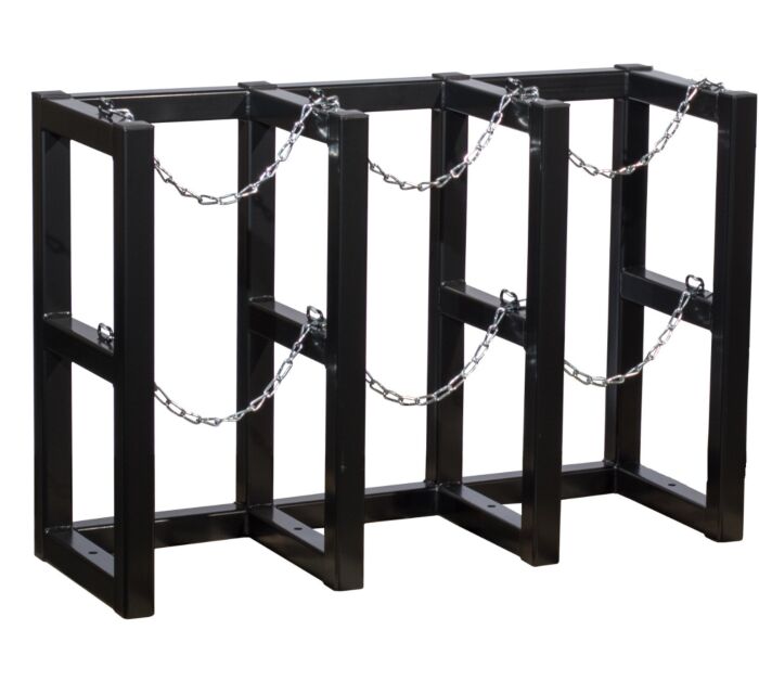 Justrite GCYL BARRICADE RACK,4X1