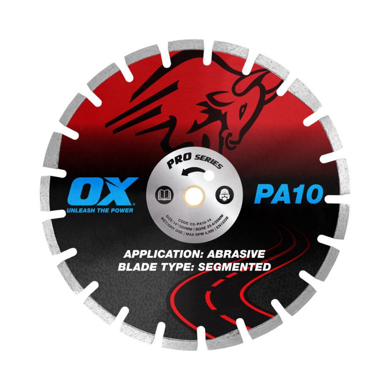 Pro Segmented Asphalt Diamond Blade | Diameter: 14'' / 356mm | Bore: 20mm