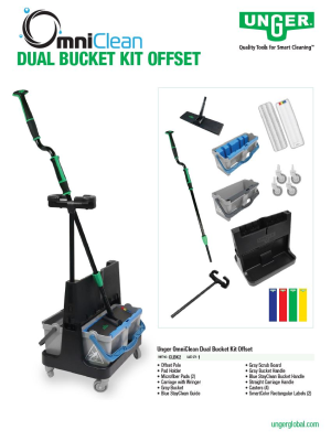 Unger OmniClean Dual Bucket Offset Kit – B1