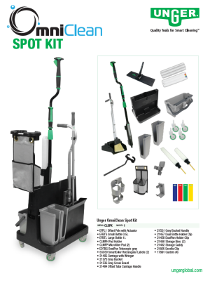 Unger OmniClean Spot Kit – D2