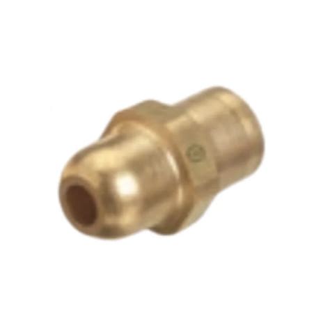 CGA-346 AIR NIPPLE, RECESSED FOR 5/16" OD TUBE, BRASS