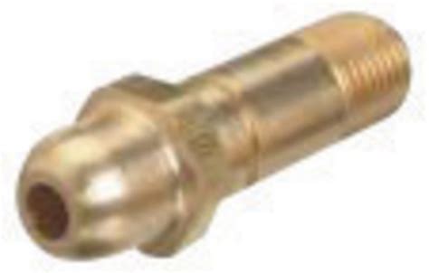 CGA-MULTIPLE NIPPLE WITH REVERSE CHECK VALVE, 1/4" NPT, 2 1/2" LONG, BRASS