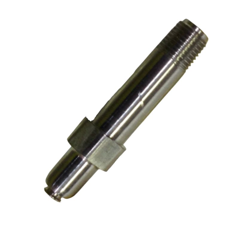 CGA-347 AIR/HIGH PRESSURE NIPPLE WITH FILTER, 1/4" NPT, 3" LONG, BRASS
