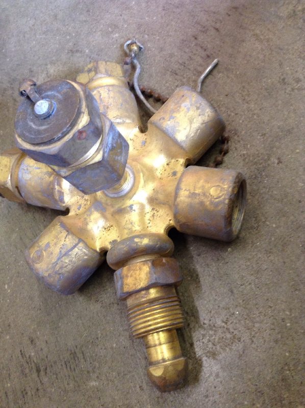 Western CGA 580 ARGON MANIFOLD