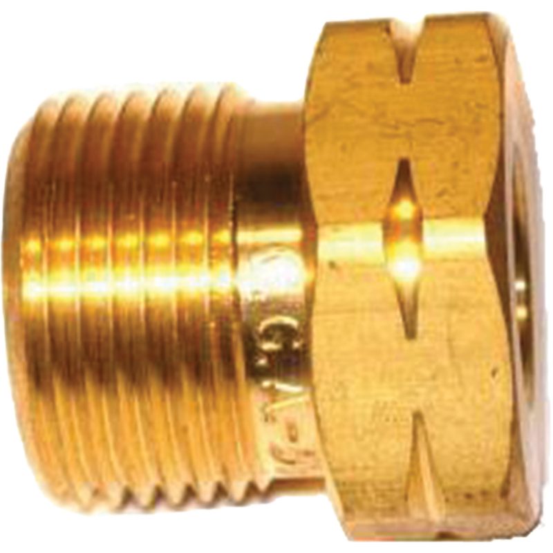 INERT ARC NUTS, B-SIZE 7/8"-14 UNF LH MALE, BRASS