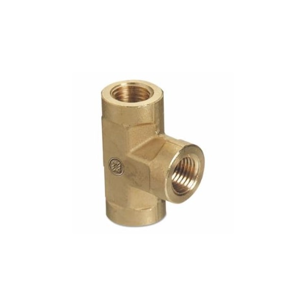 PIPE THREAD TEES, 3/4" NPT FEMALE (3-WAY), BRASS