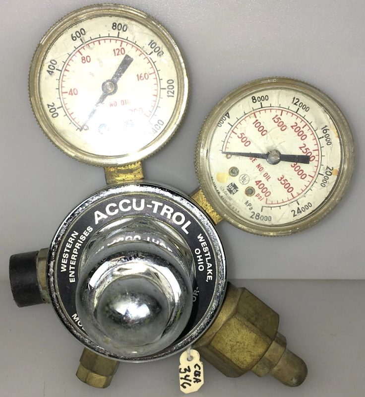 Western CGA 346/AIR/2 CYL/MAX 200 PSI