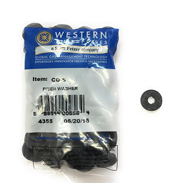 WASHER, BLACK FIBER, CGA-320 ID .250", OD .703", THICKNESS .125"