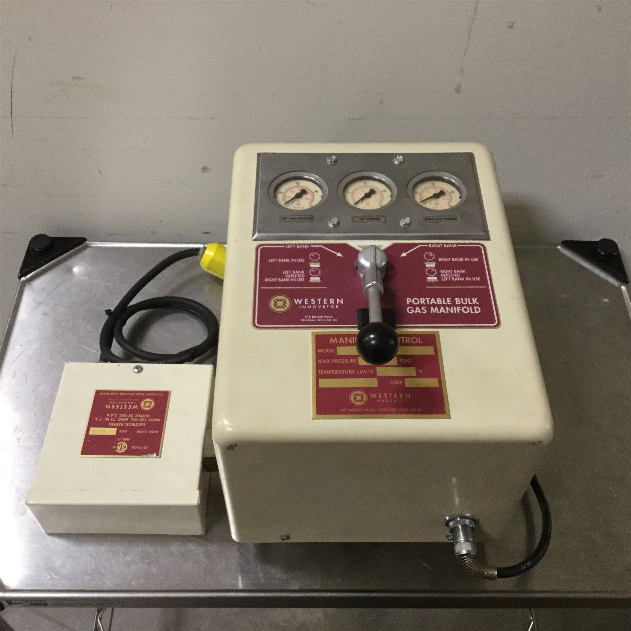Western DS MANIFOLD CABINET/NITROGEN