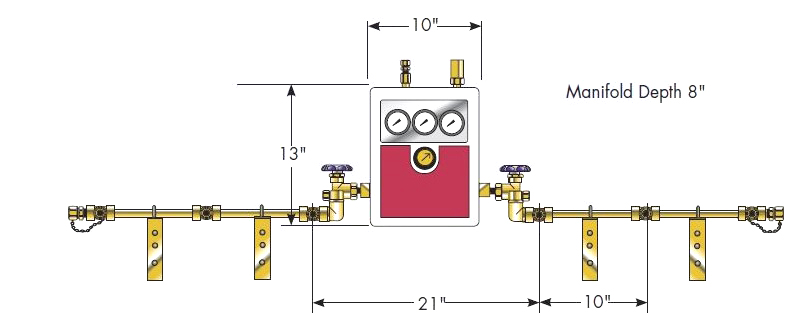 Western DS MANIFOLD/NITROGEN/6 CYLINDR