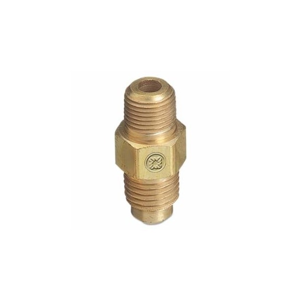 BRASS SAE FLARE TUBING CONNECTION, CGA-440 MALE X 3/4" NPT MALE, BRASS