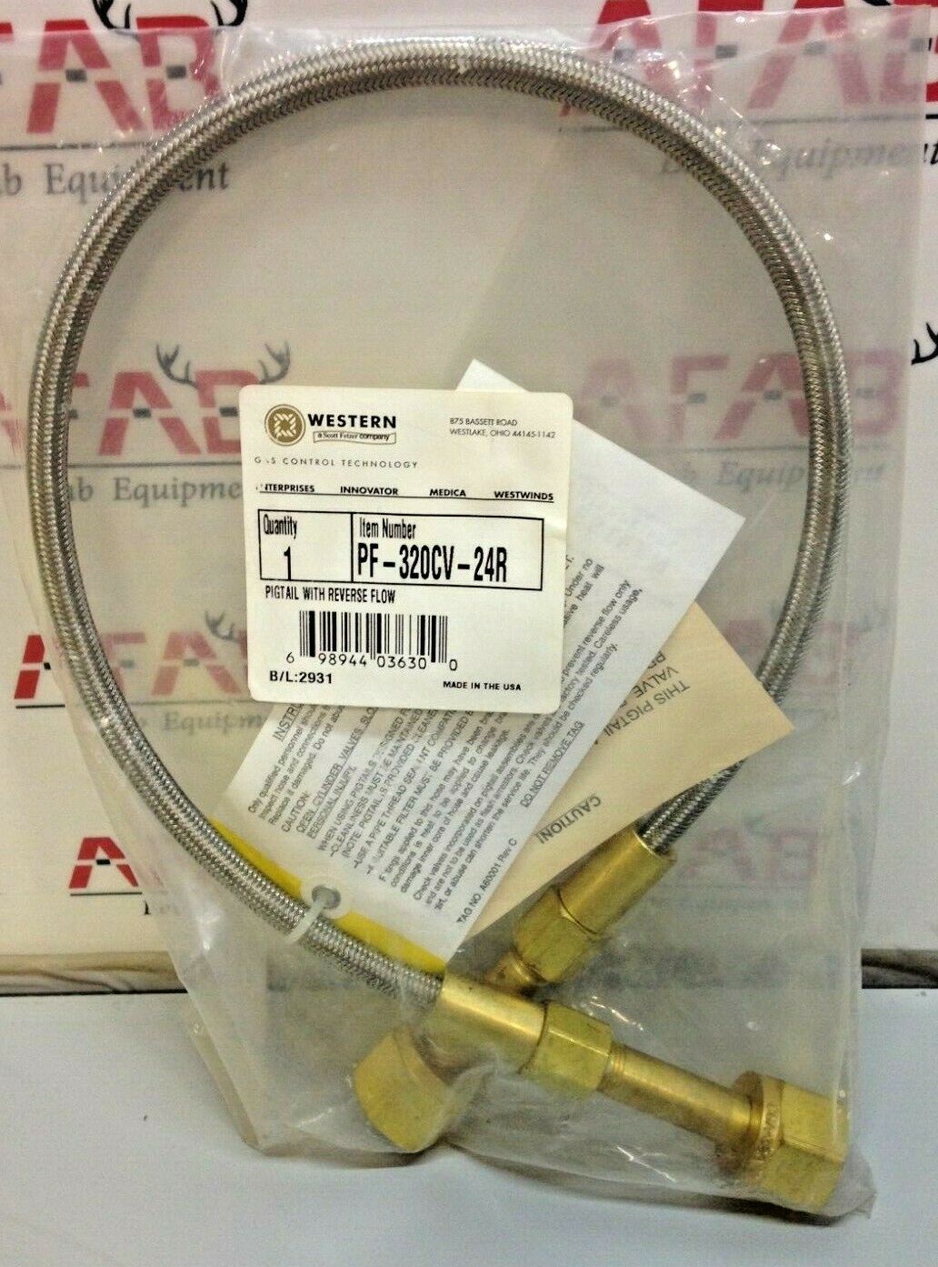 Western L STYLE PIGTAIL 12 PK MANIFOLD